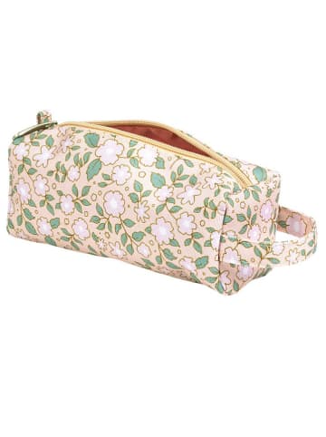 a little lovely company Etui "Blossoms" lichtroze/groen - (B)20 x (H)8 x (D)7 cm