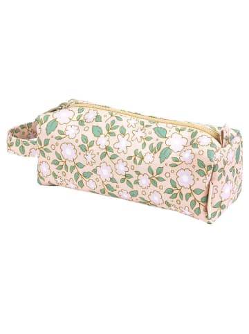 a little lovely company Stifteetui "Blossoms" in Rosa/ Grün - (B)20 x (H)8 x (T)7 cm