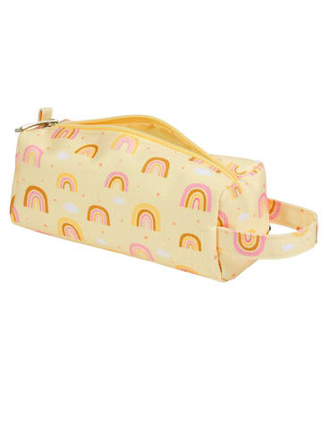 a little lovely company Etui "Rainbows" geel - (B)20 x (H)8 x (D)7 cm
