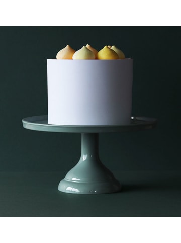 a little lovely company Taartplateau groen - (H)12 x  Ø 23,5 cm