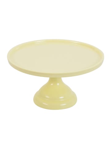 a little lovely company Taartplateau geel - (H)12 x Ø 23,5 cm