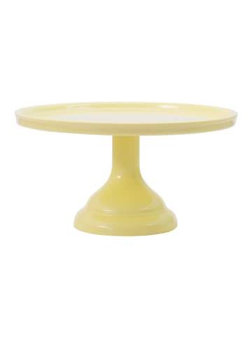 a little lovely company Taartplateau geel - (H)12 x Ø 23,5 cm