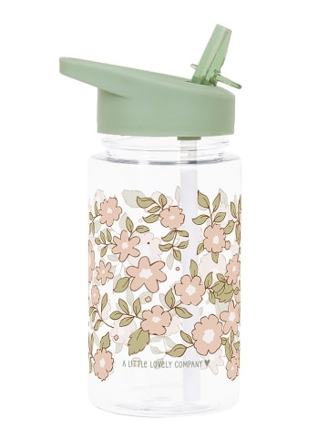 a little lovely company Trinkflasche "Blossoms" in Grün - 450 ml