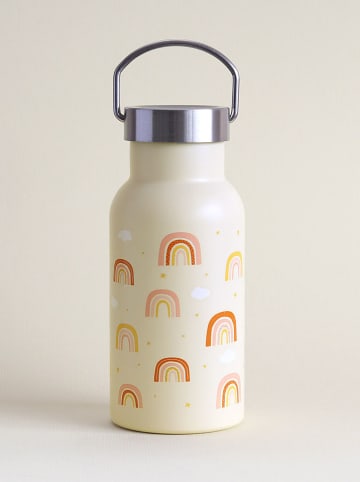 a little lovely company Bidon "Rainbows" w kolorze żółtym - 350 ml