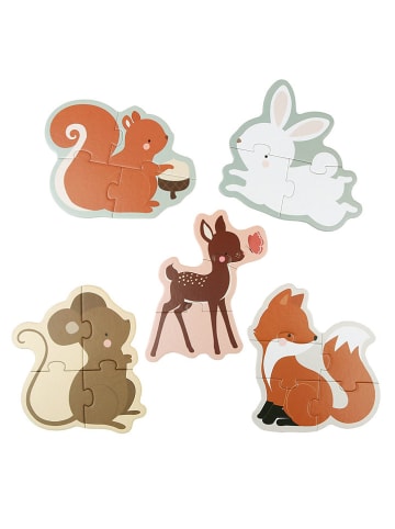 a little lovely company Puzzel "Forest friends" - vanaf 2 jaar