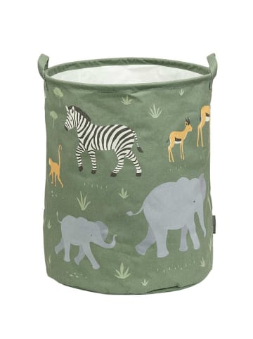 a little lovely company Aufbewahrungskorb "Savanna" in Grün - (H)50 x Ø 40 cm