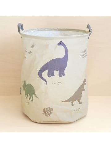 a little lovely company Opbergmand "Dinosaurs" beige - (H)50 x Ø 40 cm