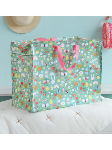 a little lovely company Torba "Joy" w kolorze zielonym do przechowywania - 58 x 45 x 28 cm