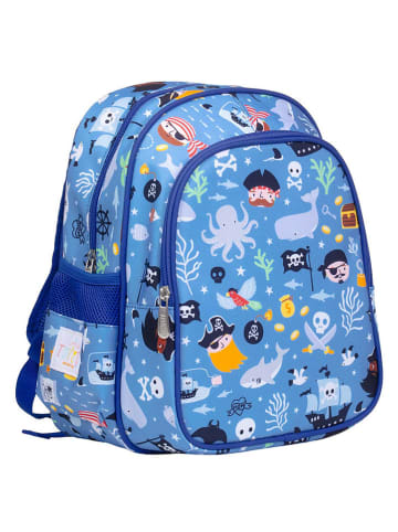 a little lovely company Kinderrugzak "Pirates" blauw - (B)27 x (H)32 x (D)19 cm