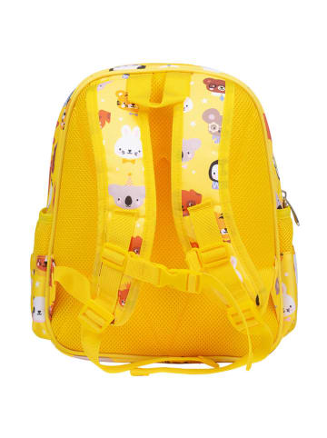 a little lovely company Kinderrucksack "Animal friends" in Gelb - (B)27 x (H)32 x (T)19 cm