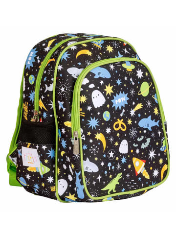 a little lovely company Kinderrucksack "Galaxy" in Schwarz/ Bunt - (B)27 x (H)32 x (T)19 cm