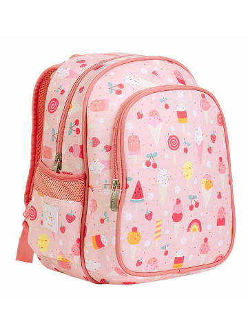 a little lovely company Kinderrugzak "Ice-cream" lichtroze - (B)27 x (H)32 x (D)19 cm