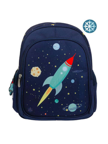 a little lovely company Kinderrucksack "Space" in Dunkelblau - (B)27 x (H)32 x (T)19 cm