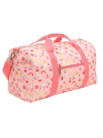a little lovely company Reisetasche "Ice-cream" in Rosa - (B)46 x (H)25 x (T)22,5 cm
