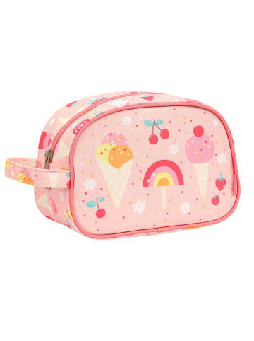 a little lovely company Kosmetiktasche "Ice-cream" in Rosa - (B)20,5 x (H)14 x (T)9,5 cm