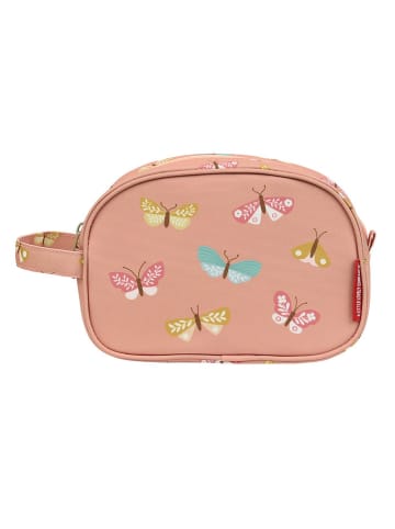 a little lovely company Kosmetiktasche "Butterflies" in Rosa - (B)20,5 x (H)14 x (T)9,5 cm