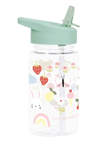 a little lovely company Bidon "Joy" w kolorze miętowym - 450 ml