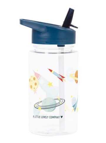 a little lovely company Trinkflasche "Space" in Blau - 450 ml