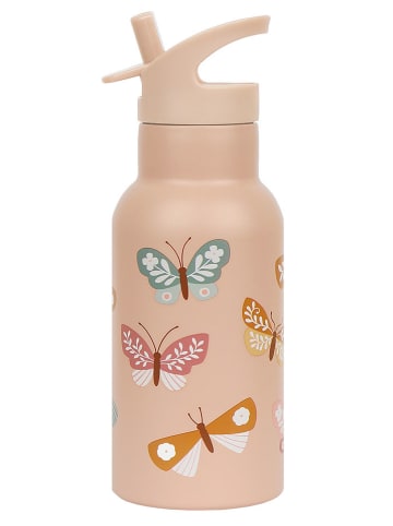 a little lovely company Drinkfles "Butterflies" beige - 350 ml