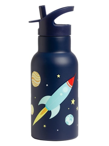a little lovely company Drinkfles "Space" donkerblauw - 350 ml