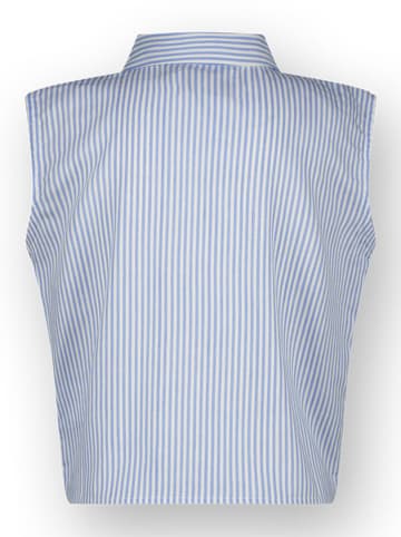 RAIZZED® Blousetop lichtblauw/wit