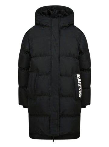 RAIZZED® Doorgestikte mantel "Tani" zwart