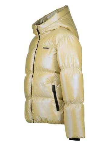 RAIZZED® Doorgestikte jas "Toriana" geel