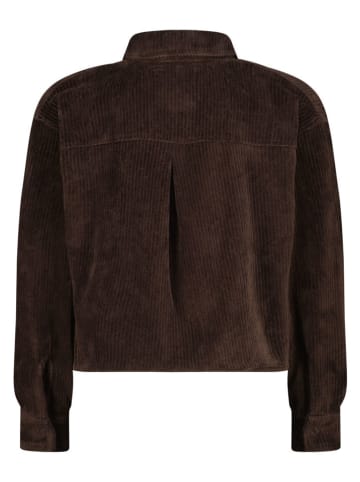 RAIZZED® Kurtka sztruksowa "Lela" w kolorze ciemnobrązowym