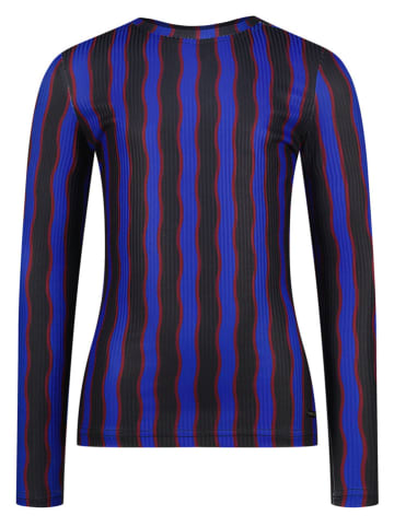 RAIZZED® Longsleeve "Tammie" in Blau/ Schwarz