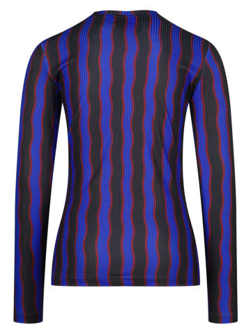 RAIZZED® Longsleeve "Tammie" in Blau/ Schwarz