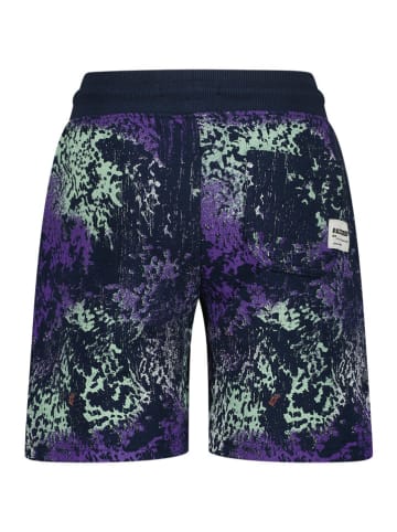 RAIZZED® Szorty "Lovell" w kolorze fioletowo-miętowym