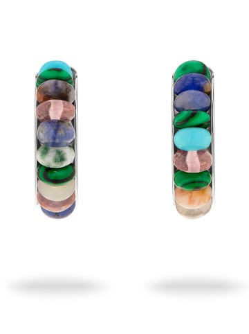 Tamaris Halbcreolen mit Ziersteinen