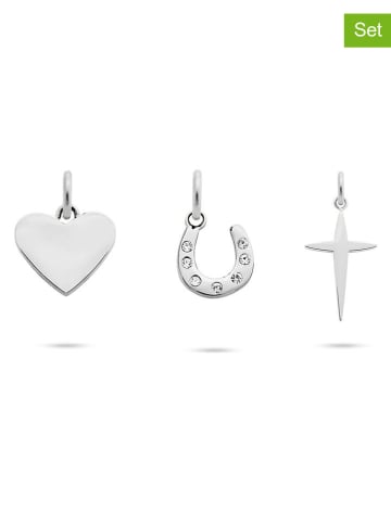 Tamaris 3er-Set: Anhänger mit Edelsteinen