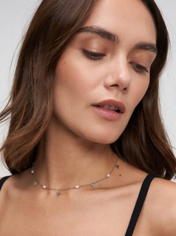 Tamaris Naszyjnik z elementami ozdobnymi - dł. 45 cm