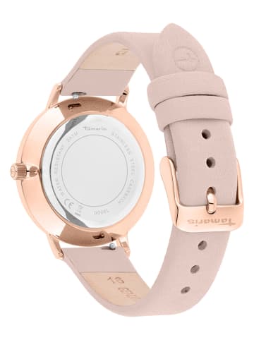 Tamaris Quarzuhr in Rosa/ Roségold/ Weiß