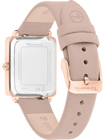 Tamaris Quarzuhr in Rosa/ Roségold/ Weiß