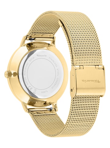 Tamaris Quarzuhr in Gold/ Grün