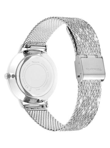 Tamaris Quarzuhr in Silber/ Weiß