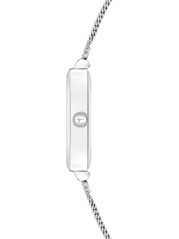 Tamaris Quarzuhr in Silber/ Weiß