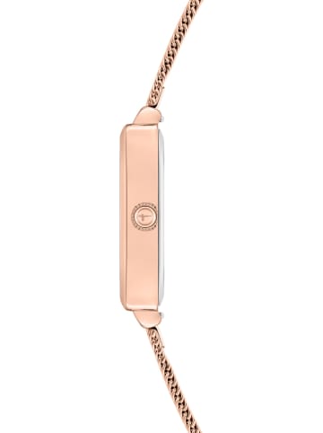 Tamaris Quarzuhr in Roségold/ Weiß