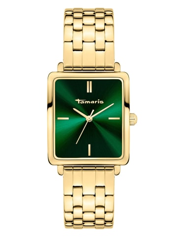Tamaris Zegarek kwarcowy w kolorze złoto-zielonym