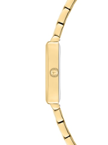 Tamaris Quarzuhr in Gold/ Grün
