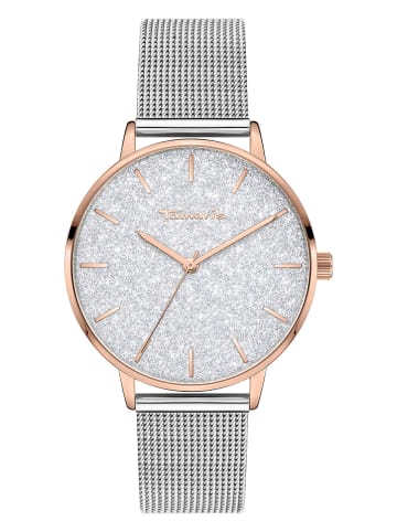Tamaris Quarzuhr in Silber/ Roségold/ Weiß