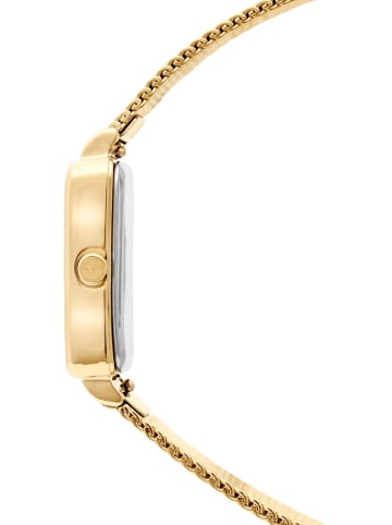 Tamaris Quarzuhr in Gold/ Weiß