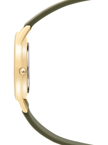 Tamaris Quarzuhr in Khaki/ Gold