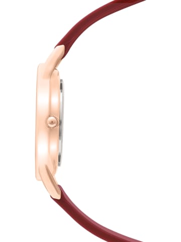 Tamaris Quarzuhr in Rot/ Roségold