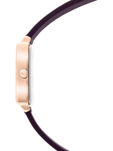 Tamaris Quarzuhr in Pflaume/ Roségold
