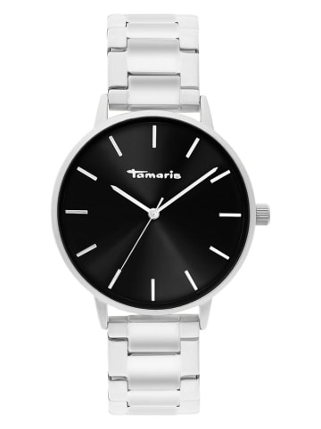 Tamaris Quarzuhr in Silber/ Schwarz
