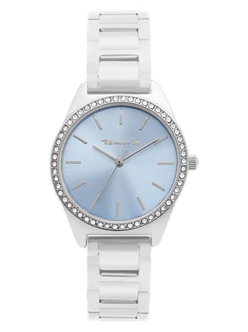 Tamaris Zegarek kwarcowy w kolorze srebrno-błękitnym