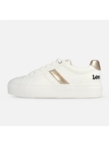 Lee Sneakersy "Layla" w kolorze złoto-białym